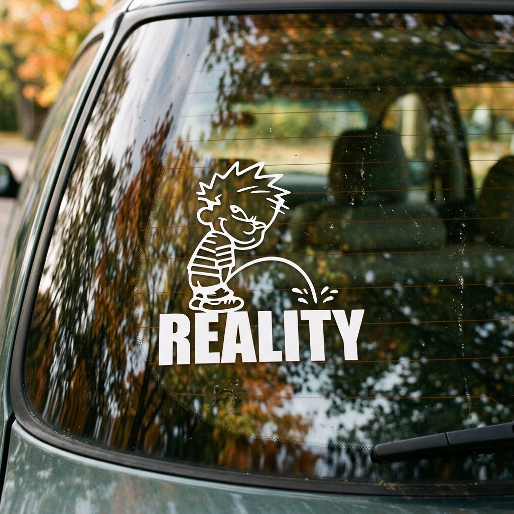 Baudrillard Calvin Decal